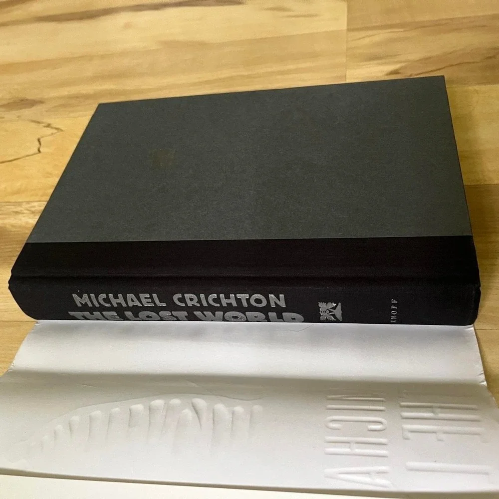 The Lost World Michael Crichton Hardcover First Trade Edition Jurassic Park #2